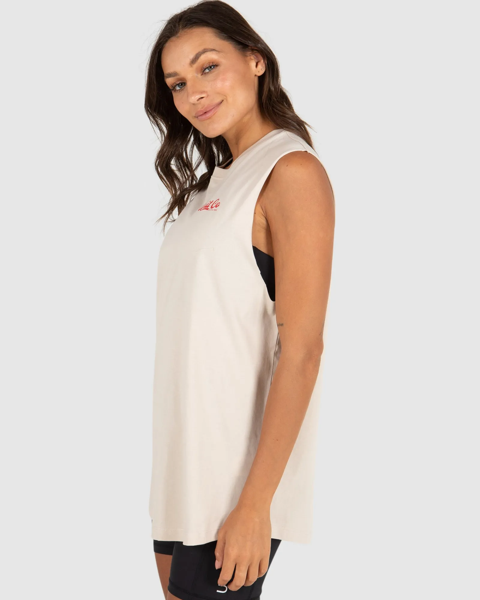 Unit Clothing UNIT - Ladies Good Vibes Muscle Tee Clearance