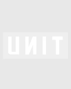Unit Clothing UNIT Block Sticker WHITE Hot