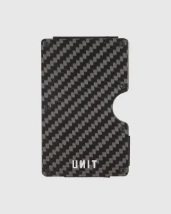 Unit Clothing UNIT Blocker Card Holder CARBON Cheap