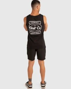 Unit Clothing UNIT Craft Mens Singlet BLACK Shop