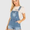 Unit Clothing UNIT Ladies Bailey Denim Overalls BLUE Online