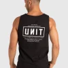 Unit Clothing UNIT Mens Daily Singlet BLACK Cheap