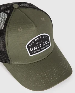 Unit Clothing UNIT Mens Dispatch Trucker Cap Hot