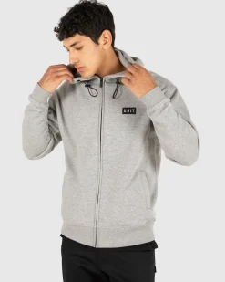 Unit Clothing UNIT Mens Stack Zip Thru Hoodie Cheap