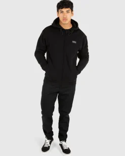 Unit Clothing UNIT Mens Stack Zip Thru Hoodie Cheap