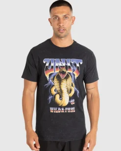 Unit Clothing UNIT Rumble Mens T-Shirt VINTAGE BLACK Store