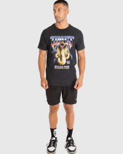 Unit Clothing UNIT Rumble Mens T-Shirt VINTAGE BLACK Store