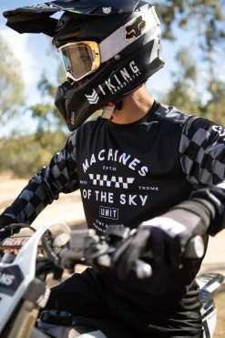 Unit Clothing UNIT Shade Mens Jersey BLACK Discount