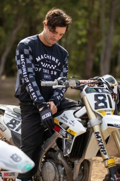 Unit Clothing UNIT Shade Mens Jersey BLACK Discount