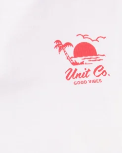 Unit Clothing UNIT Sunshine Ladies Muscle Tee WHITE Store